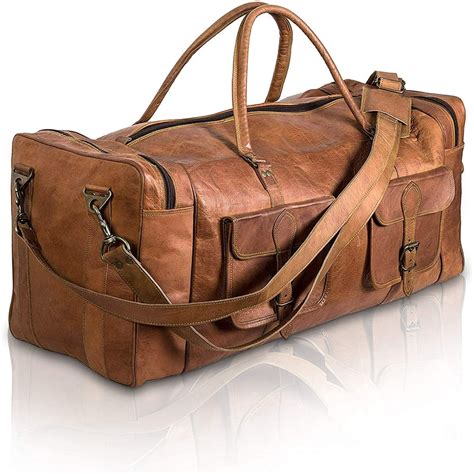 oversized weekender bag for men.